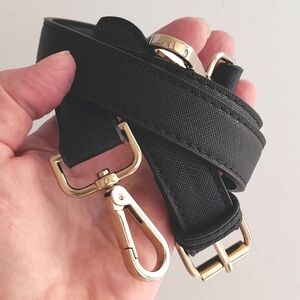 Replacement purse bag strap Black Wide